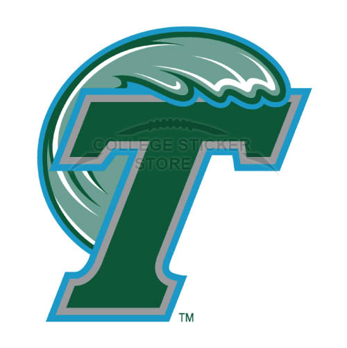 Diy Tulane Green Wave Iron-on Transfers (Wall Stickers)NO.6605